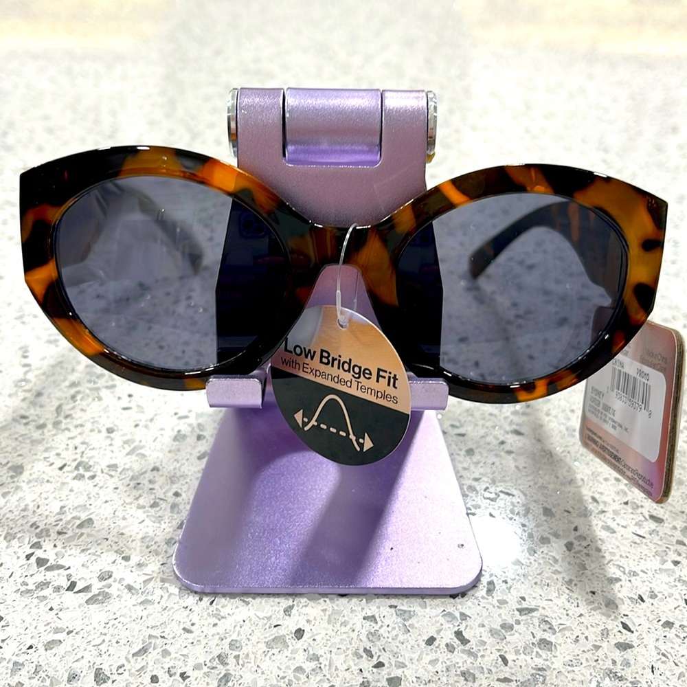 NWT FOSTER GRANT WOMENS SUNGLASSES CARMEL TORTOISE STYLES Y.O.U. LOW BRIDGE FIT